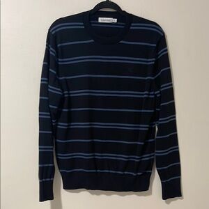 ☀️Sale☀️ Calvin Klein may/blue striped men’s crew neck sweater size medium